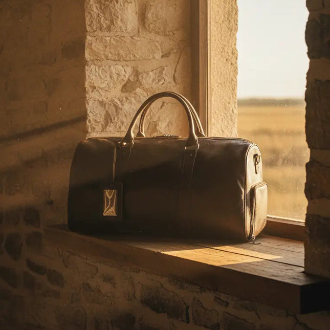 Sac de Voyage Porté Épaule Cuir - Anses Renforcées - Design Moderne & Pratique