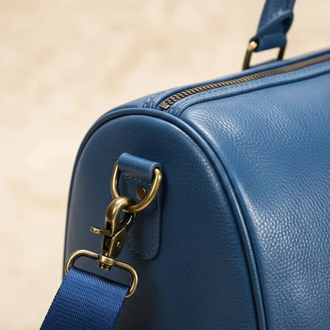 Sac de Voyage Luxe Cuir Vachette - Bagage Cabine Homme & Femme - Finition Premium