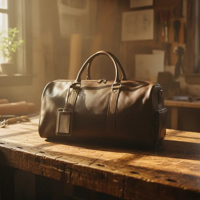 Sac de Voyage Porté Épaule Cuir - Anses Renforcées - Design Moderne & Pratique